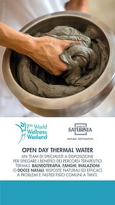 World Wellness Weekend Terme di Saturnia Open day Thermal Water salute 